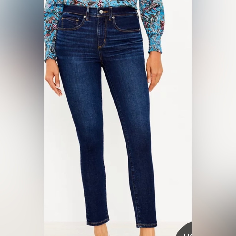 Ann Taylor Loft Curvy Skinny Jeans Size 27